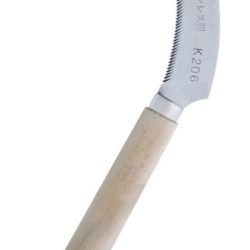 Zenport K206 Stainless Steel Sickle Wood Handle 4.3-Inch Blade